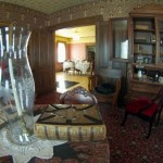 View from parlor into formal dinning room.
